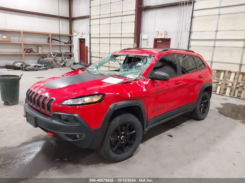 2017 Jeep Cherokee Trailhawk 4X4 VIN: 1C4PJMBS1HW664771 Lot: 40575626