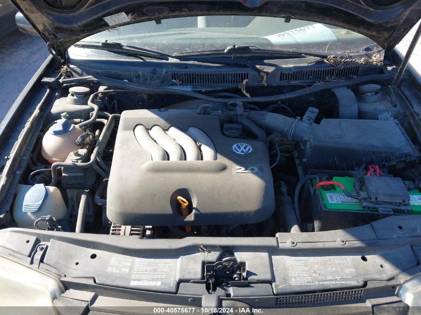 2000 Volkswagen Jetta Gls VIN: 3VWSA29M6YM193767 Lot: 40575677