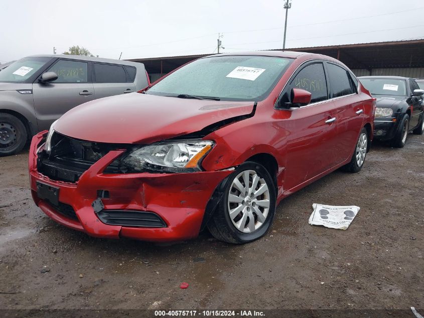 2015 Nissan Sentra Sv VIN: 3N1AB7AP9FY383019 Lot: 40575717