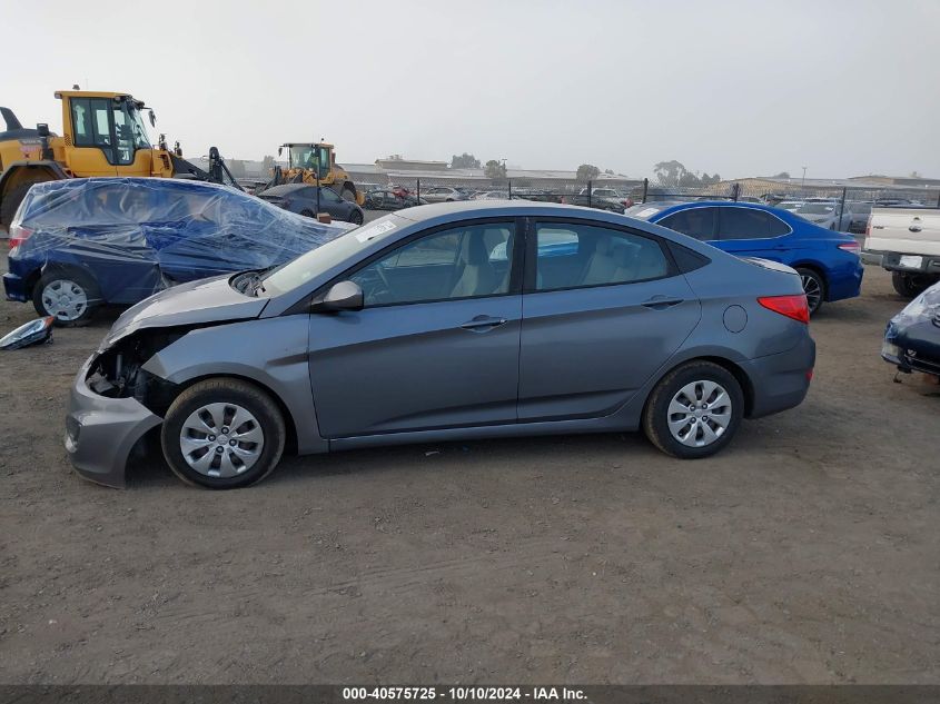 2017 Hyundai Accent Se VIN: KMHCT4AE8HU273581 Lot: 40575725