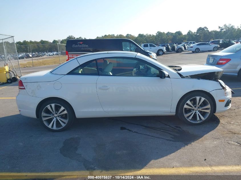 2013 Volkswagen Eos Lux/Executive VIN: WVWFW8AH8DV007217 Lot: 40575837