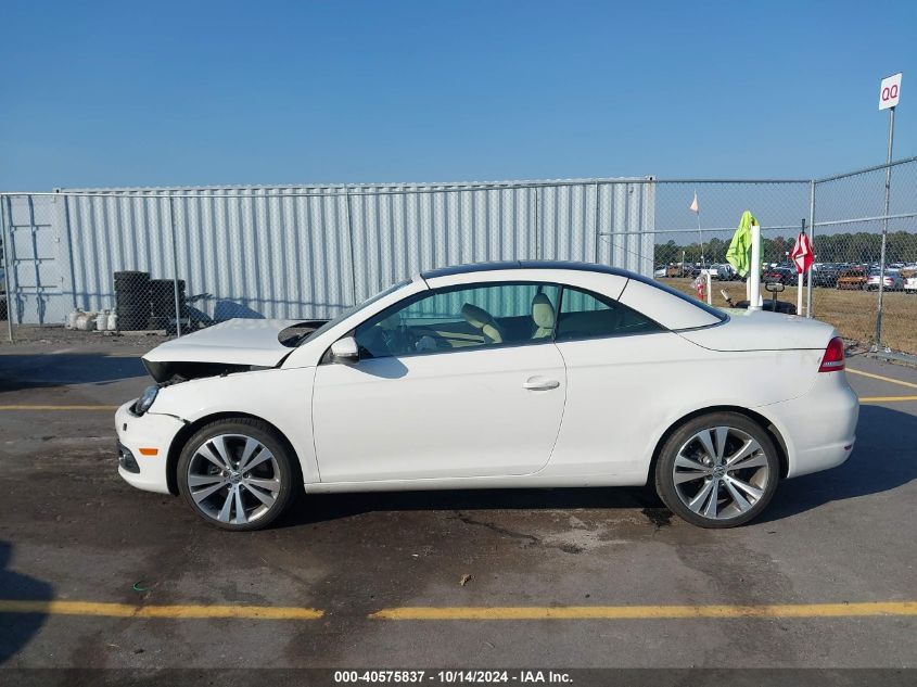 2013 Volkswagen Eos Lux/Executive VIN: WVWFW8AH8DV007217 Lot: 40575837