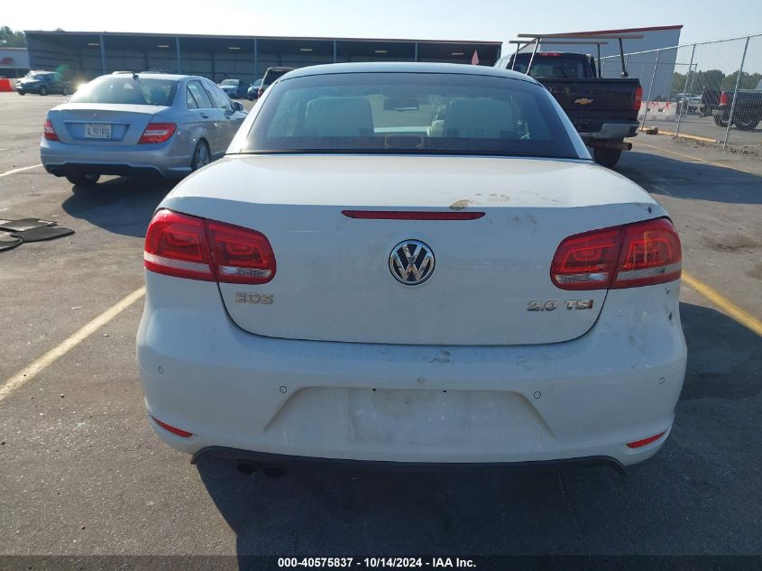 2013 Volkswagen Eos Lux/Executive VIN: WVWFW8AH8DV007217 Lot: 40575837