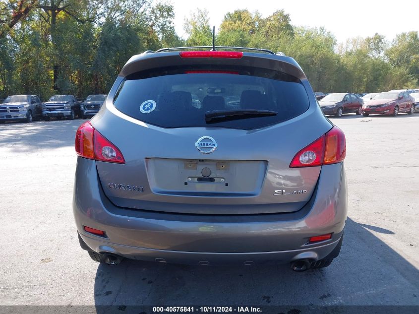 JN8AZ1MW7AW131931 2010 Nissan Murano Sl