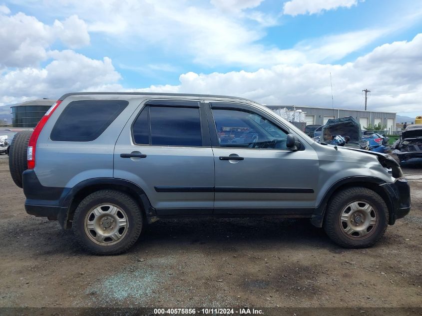 2006 Honda Cr-V Lx VIN: JHLRD68556C008958 Lot: 40575856