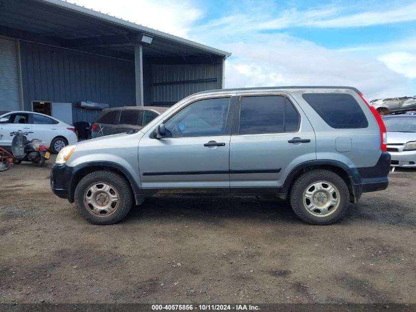 2006 Honda Cr-V Lx VIN: JHLRD68556C008958 Lot: 40575856