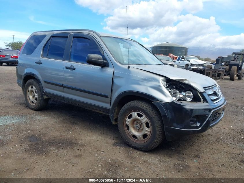 2006 Honda Cr-V Lx VIN: JHLRD68556C008958 Lot: 40575856