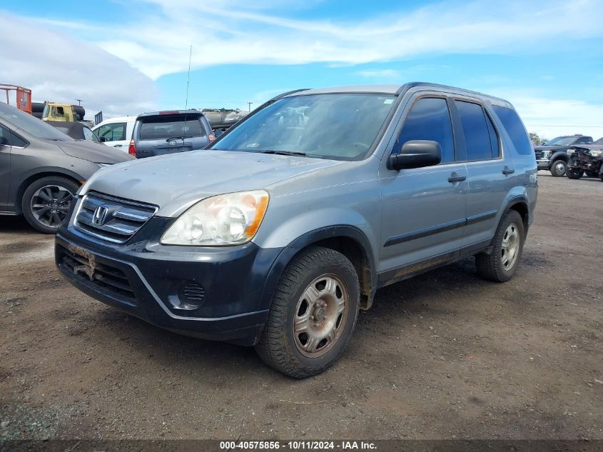 2006 Honda Cr-V Lx VIN: JHLRD68556C008958 Lot: 40575856