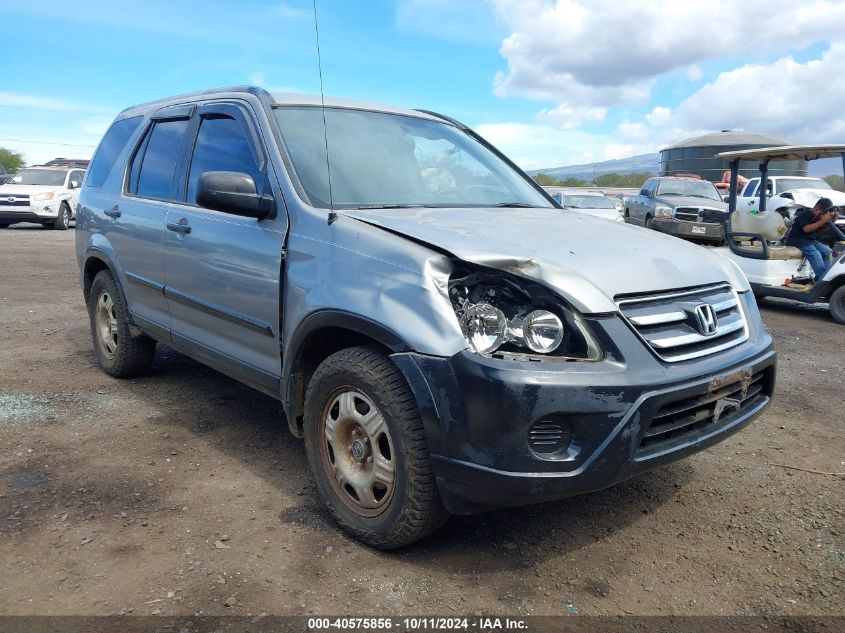 2006 Honda Cr-V Lx VIN: JHLRD68556C008958 Lot: 40575856