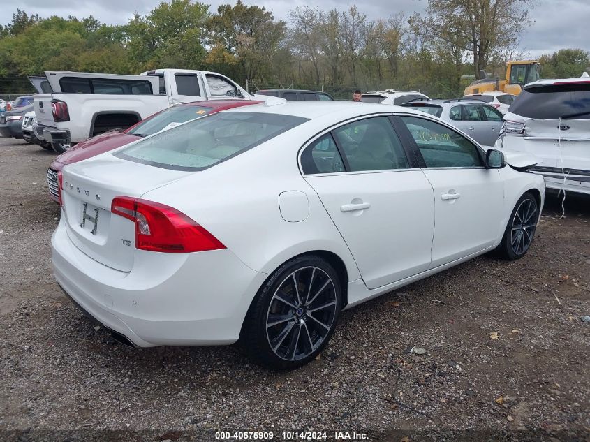 2016 Volvo S60 T5 Drive-E Premier VIN: YV126MFK3G2408721 Lot: 40575909