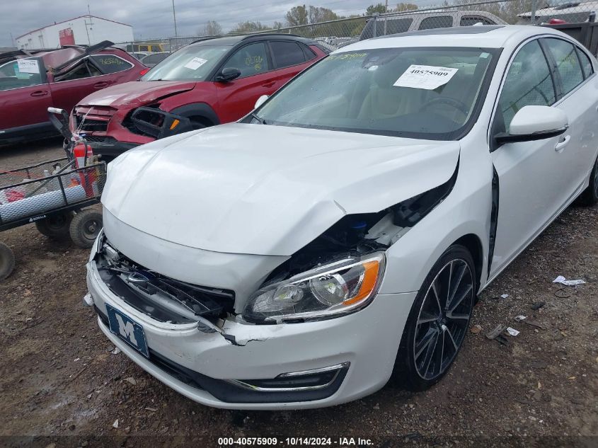 2016 Volvo S60 T5 Drive-E Premier VIN: YV126MFK3G2408721 Lot: 40575909