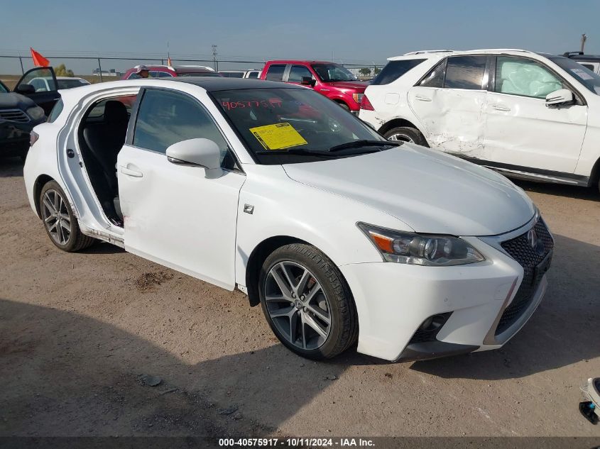 VIN JTHKD5BHXF2235188 2015 Lexus CT, 200H no.1