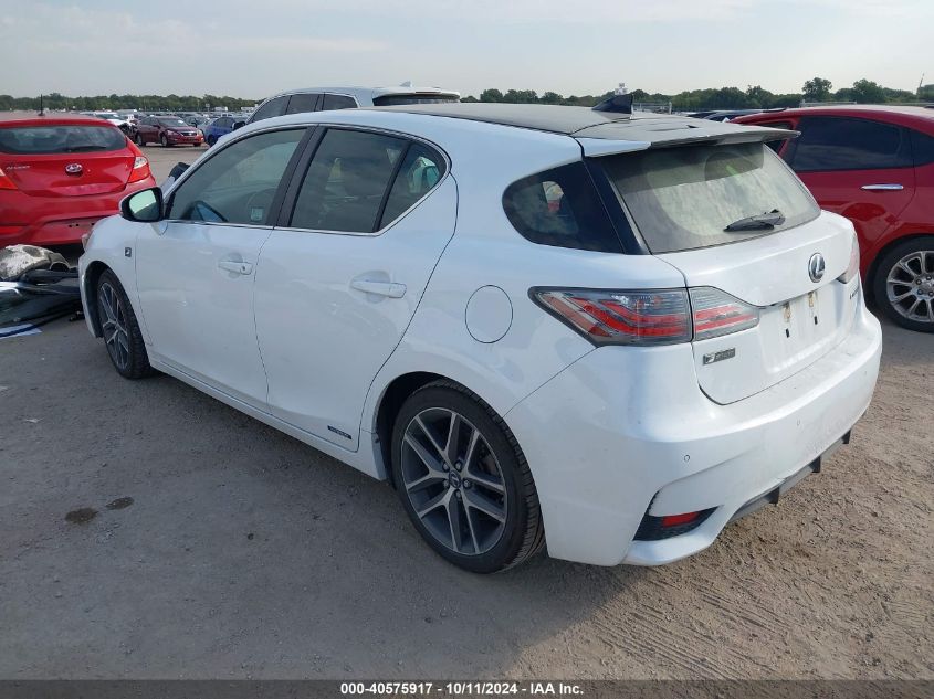 VIN JTHKD5BHXF2235188 2015 Lexus CT, 200H no.3