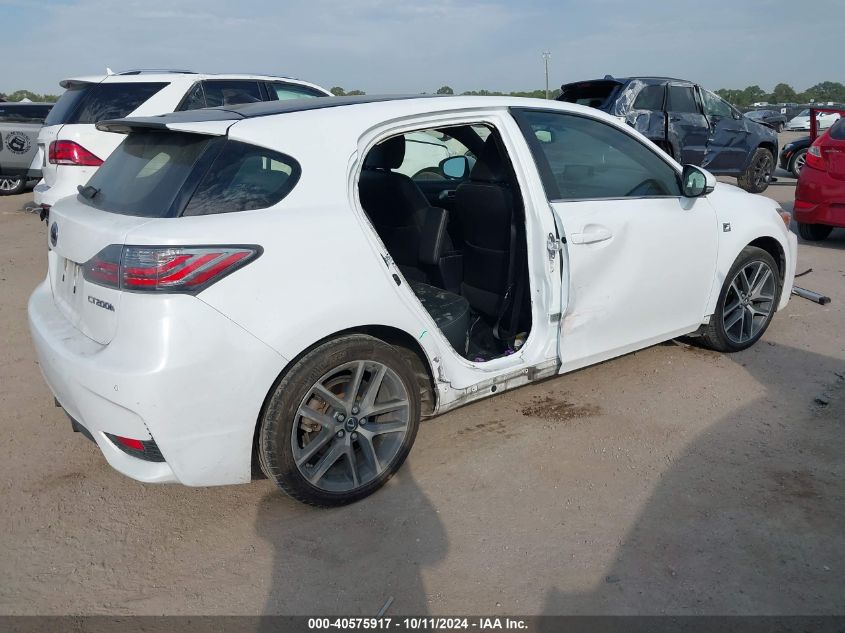 VIN JTHKD5BHXF2235188 2015 Lexus CT, 200H no.4