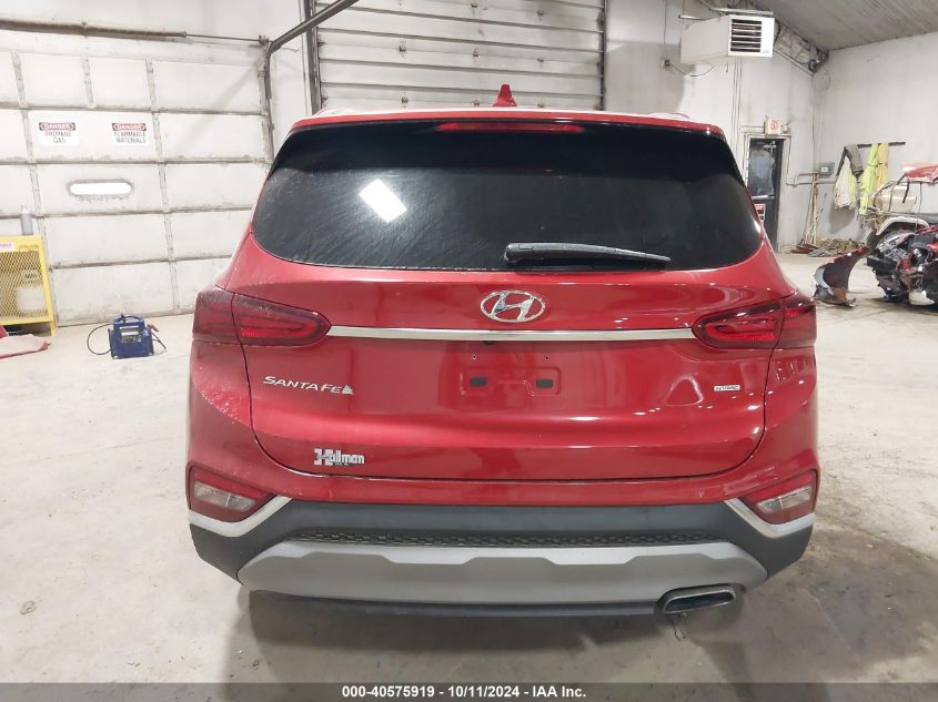 2019 Hyundai Santa Fe Sel VIN: 5NMS3CADXKH060499 Lot: 40575919