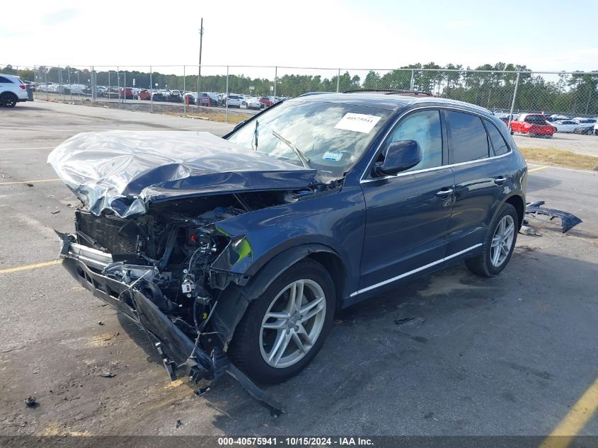 2017 Audi Q5 2.0T Premium VIN: WA1L2BFP5HA050822 Lot: 40575941