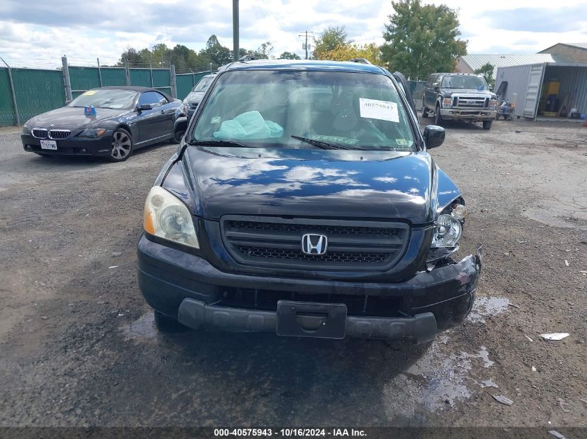 2003 Honda Pilot Ex VIN: 2HKYF18443H564532 Lot: 40575943