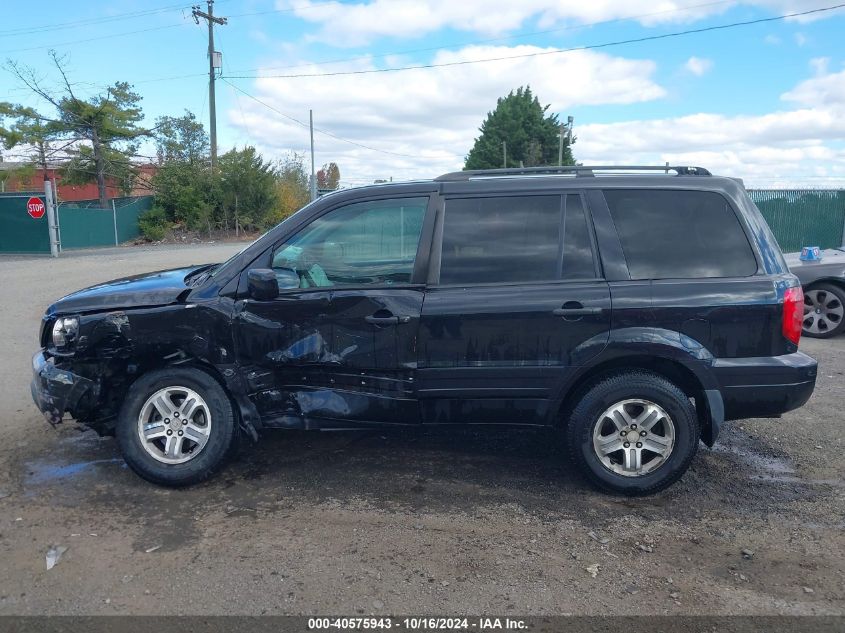 2003 Honda Pilot Ex VIN: 2HKYF18443H564532 Lot: 40575943