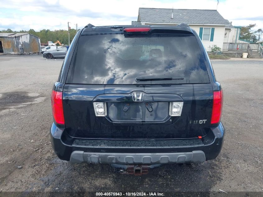 2003 Honda Pilot Ex VIN: 2HKYF18443H564532 Lot: 40575943