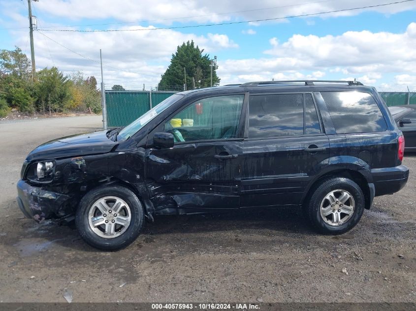 2003 Honda Pilot Ex VIN: 2HKYF18443H564532 Lot: 40575943