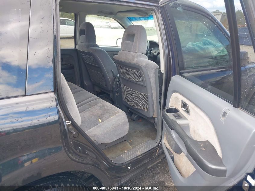 2003 Honda Pilot Ex VIN: 2HKYF18443H564532 Lot: 40575943