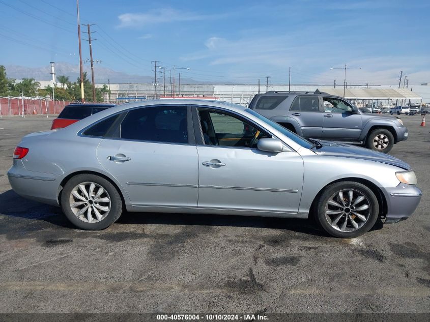 2006 Hyundai Azera Limited/Se VIN: KMHFC46F56A124123 Lot: 40576004