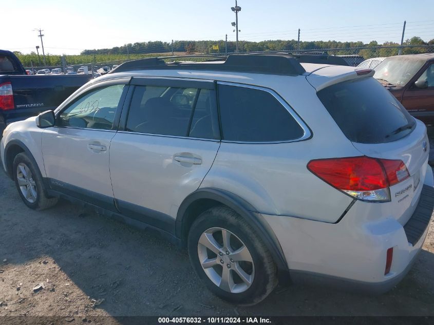 4S4BRBGCXD3313485 2013 Subaru Outback 2.5I Premium