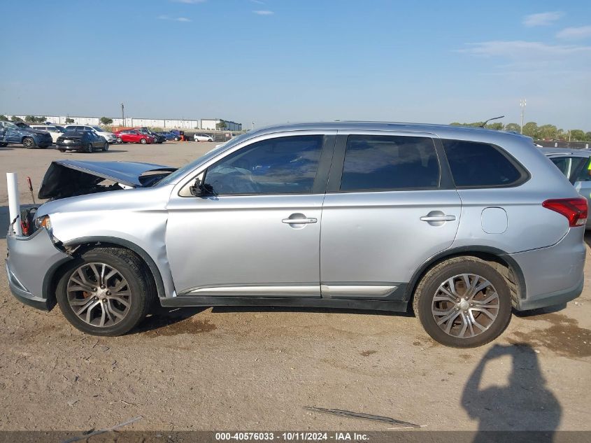 2016 Mitsubishi Outlander Se/Sel VIN: JA4AZ3A36GZ039289 Lot: 40576033