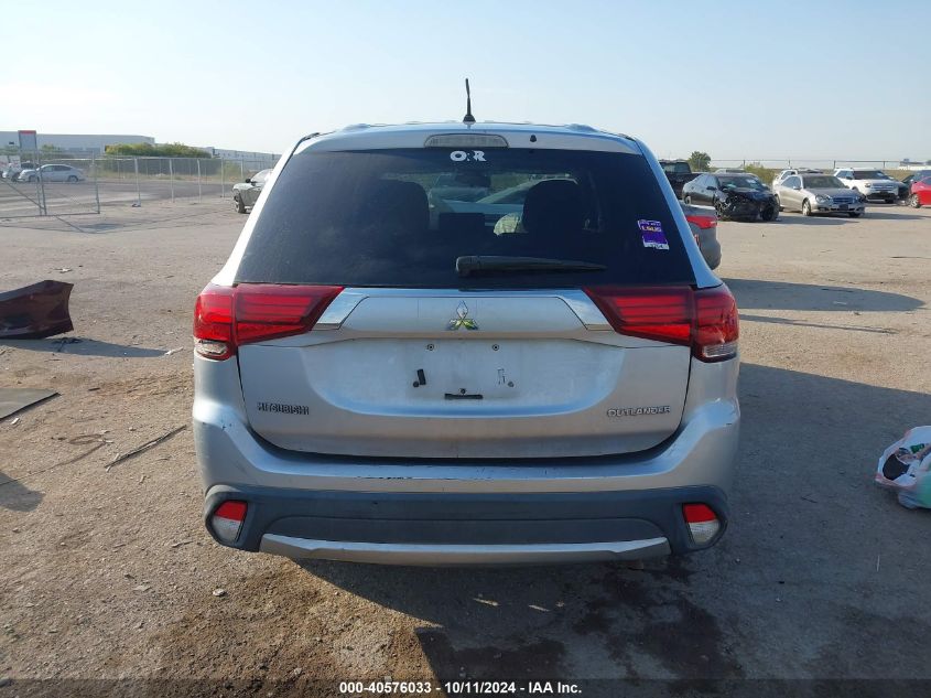 2016 Mitsubishi Outlander Se/Sel VIN: JA4AZ3A36GZ039289 Lot: 40576033