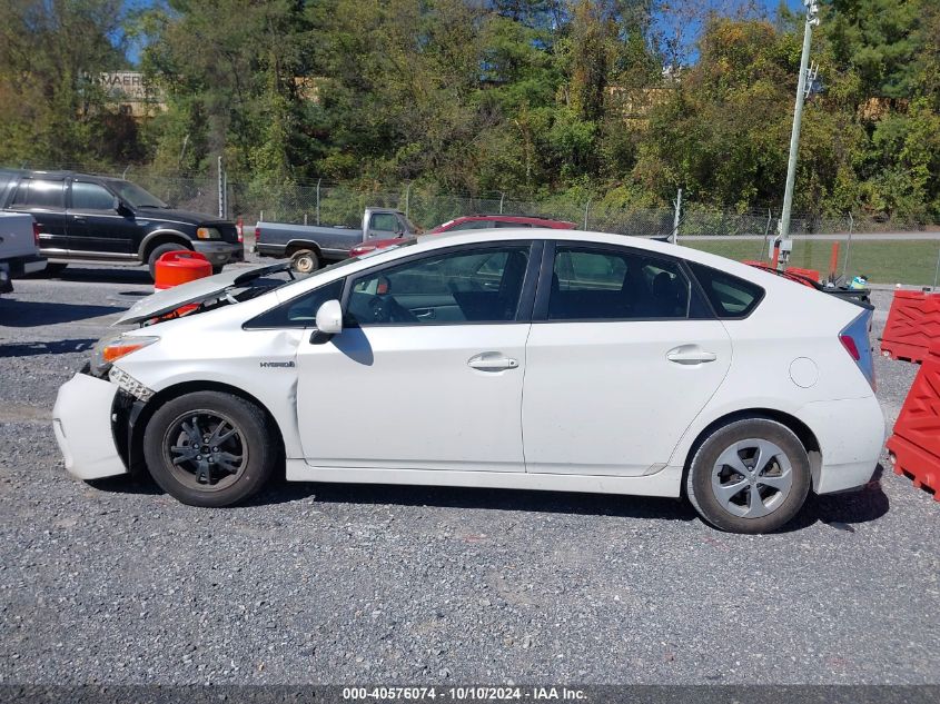 2014 Toyota Prius Four VIN: JTDKN3DU8E0375635 Lot: 40576074