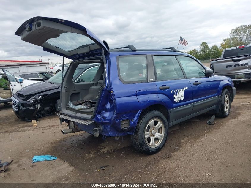 2004 Subaru Forester 2.5X VIN: JF1SG63694H716402 Lot: 40576080