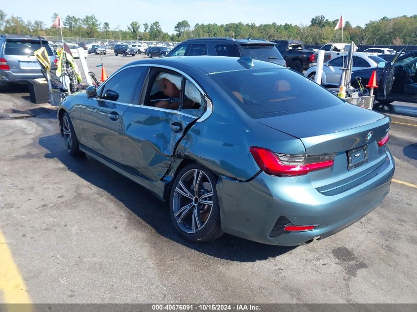 2021 BMW 330I VIN: 3MW5R1J07M8B80117 Lot: 40576091