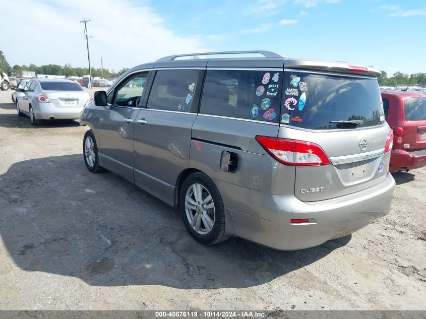 2011 Nissan Quest Sl VIN: JN8AE2KP8B9008328 Lot: 40576119