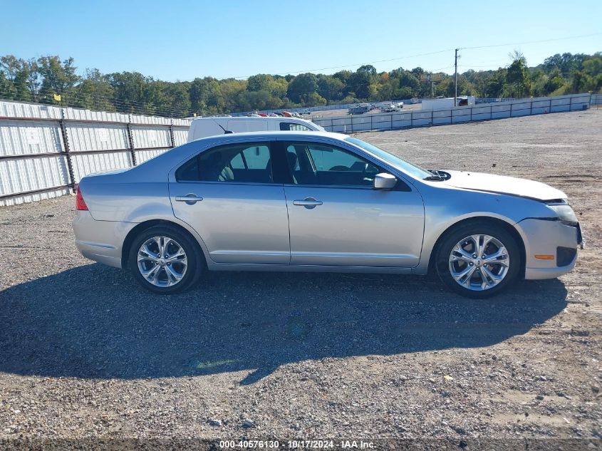 2012 Ford Fusion Se VIN: 3FAHP0HA1CR254418 Lot: 40576130