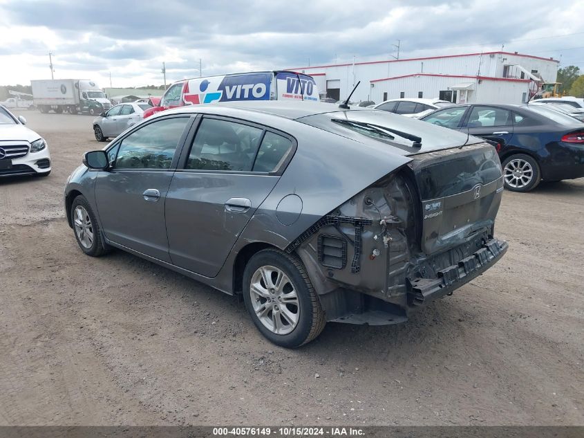 2010 Honda Insight Ex VIN: JHMZE2H72AS021443 Lot: 40576149