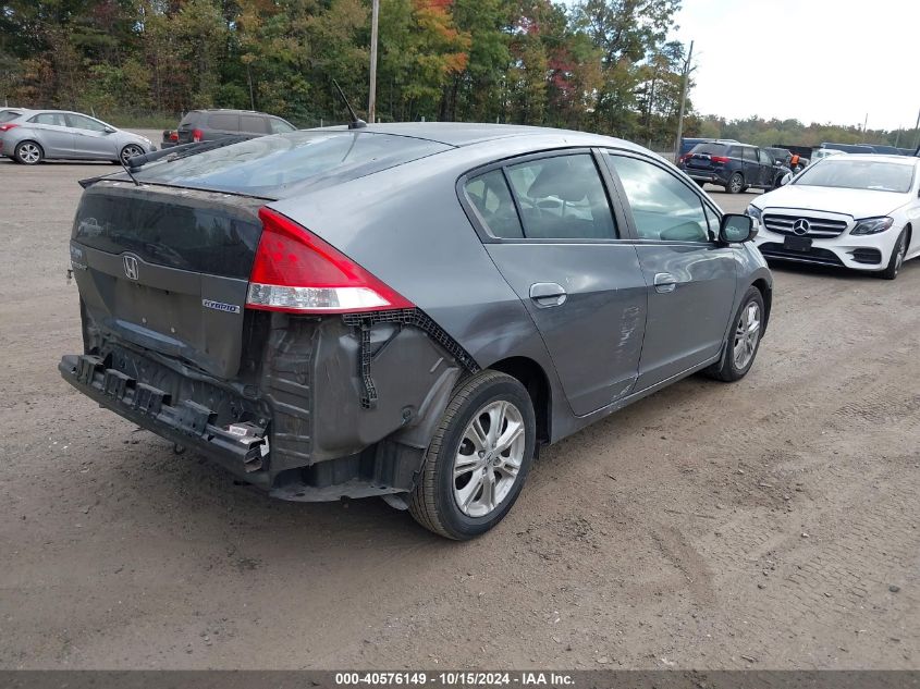 2010 Honda Insight Ex VIN: JHMZE2H72AS021443 Lot: 40576149