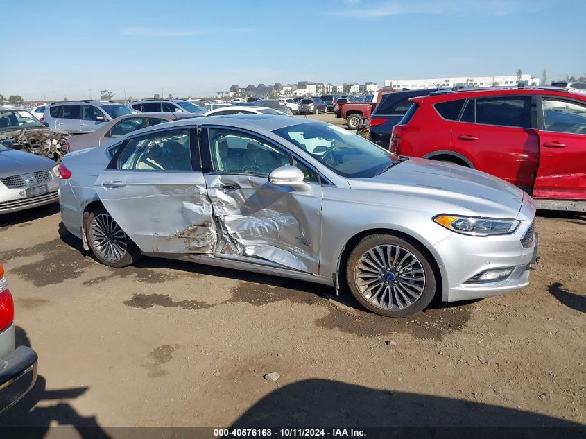 2017 Ford Fusion Energi Platinum VIN: 3FA6P0SU2HR190231 Lot: 40576168