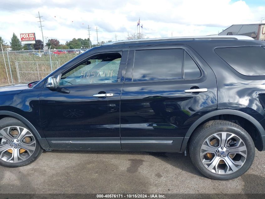 2018 Ford Explorer Platinum VIN: 1FM5K8HT2JGC81784 Lot: 40576171