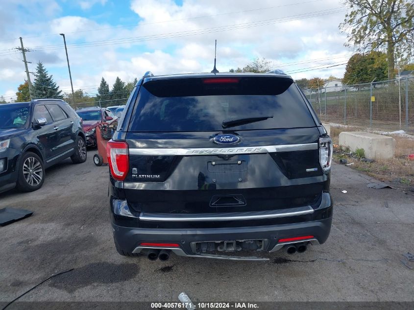 2018 Ford Explorer Platinum VIN: 1FM5K8HT2JGC81784 Lot: 40576171