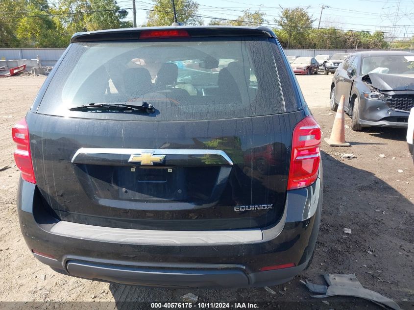 2016 Chevrolet Equinox Ls VIN: 2GNALBEK0G1148611 Lot: 40576175