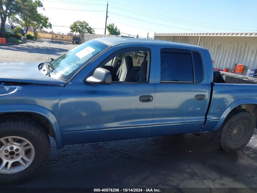 2002 Dodge Dakota Sport VIN: 1B7HL38XX2S712908 Lot: 40576206