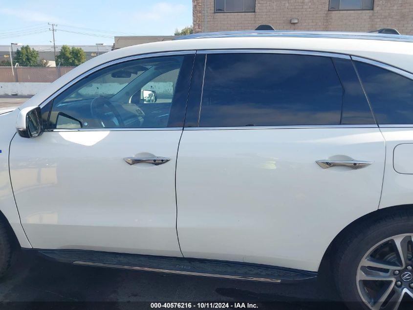 2017 Acura Mdx Sport Hybrid Advance Package VIN: 5FRYD7H73HB001480 Lot: 40576216