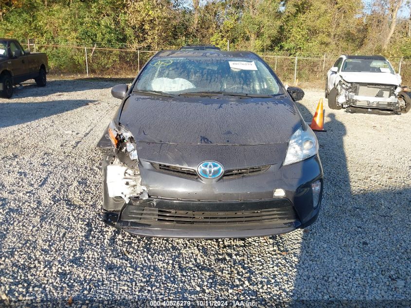 2013 Toyota Prius Two VIN: JTDKN3DU9D1646842 Lot: 40576279