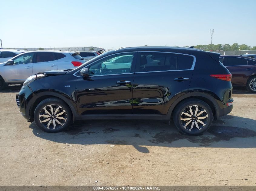 2017 Kia Sportage Ex VIN: KNDPNCAC8H7291649 Lot: 40576287