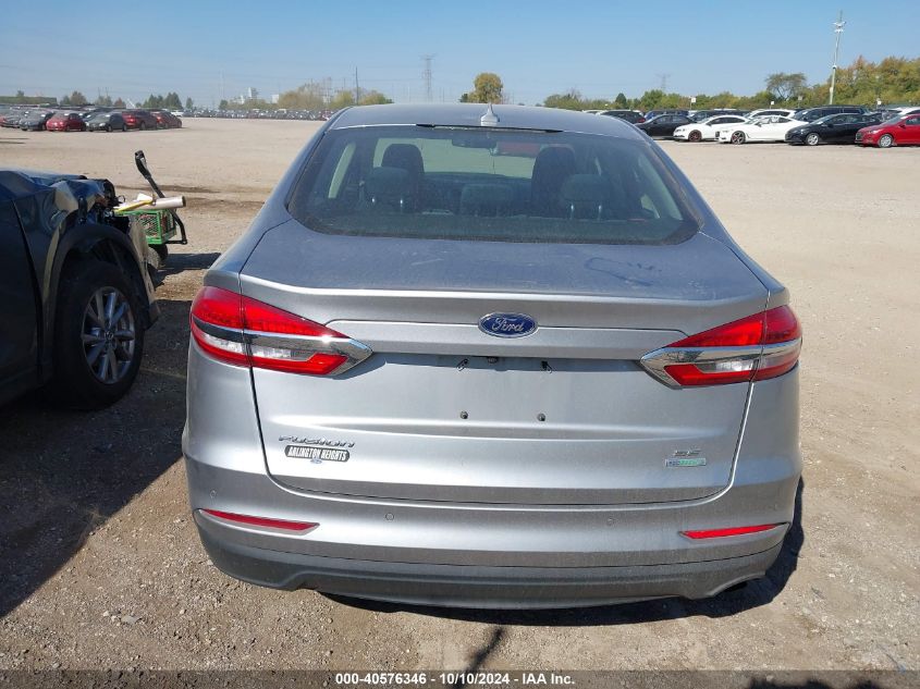 2020 Ford Fusion Se VIN: 3FA6P0HD5LR259395 Lot: 40576346