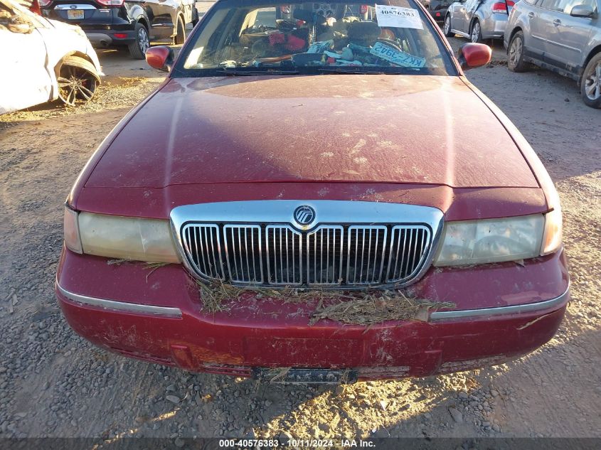 2001 Mercury Grand Marquis Gs VIN: 2MEFM74W31X699695 Lot: 40576383