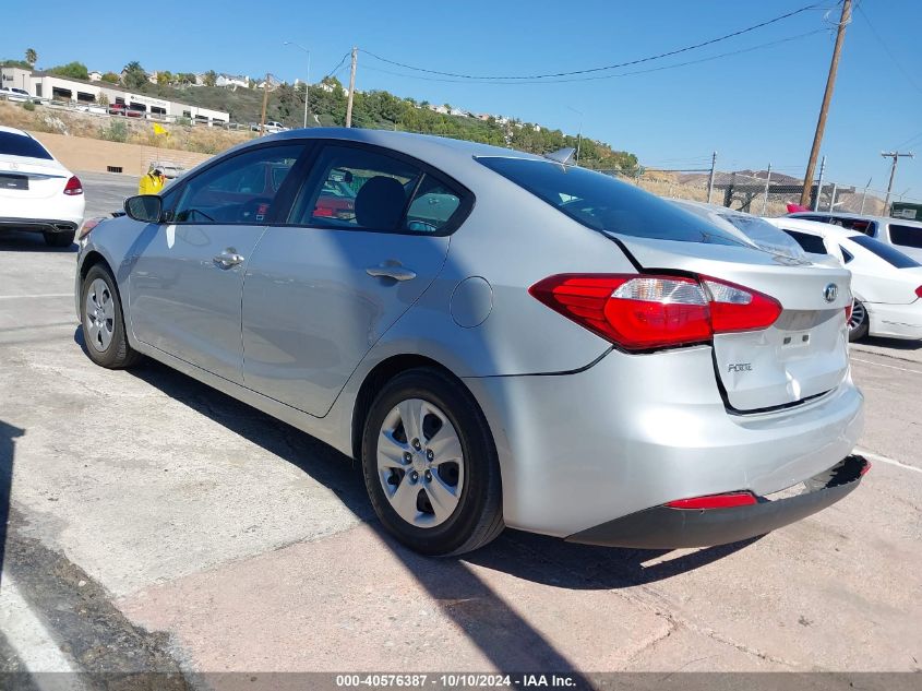 KNAFK4A65G5593573 2016 Kia Forte Lx