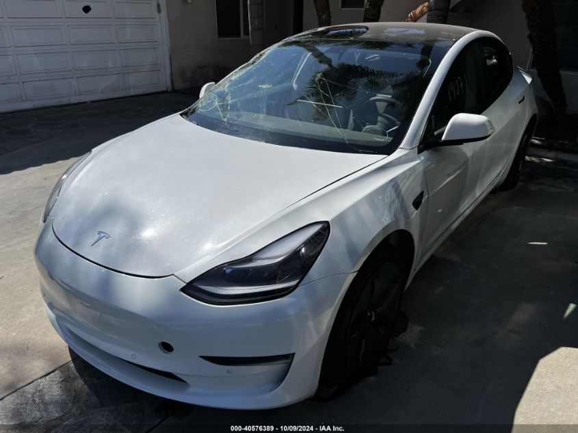 5YJ3E1EB1MF054834 2021 TESLA MODEL 3 - Image 2