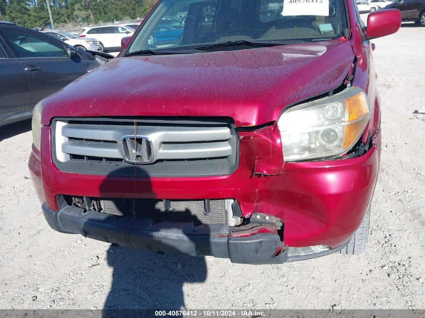 5FNYF18566B022909 2006 Honda Pilot Ex