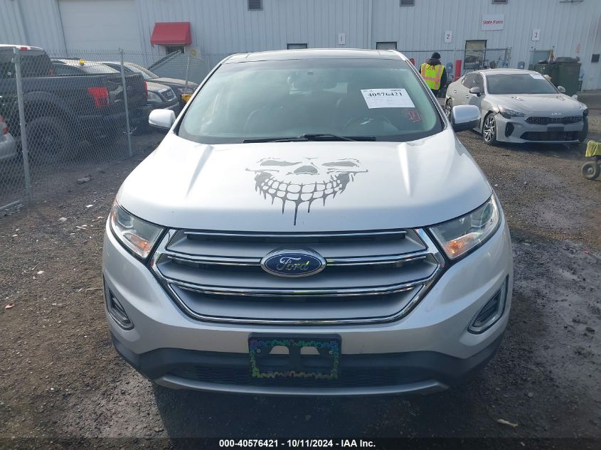 2015 Ford Edge Titanium VIN: 2FMTK4K98FBB34591 Lot: 40576421